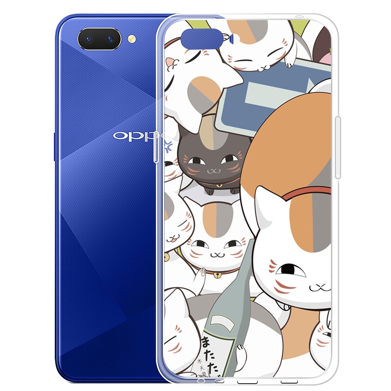 Ốp Lưng Silicone In Hình Anime Natsume Yuujinchou Cho Oppo A3S A5 A7 A37 Neo 9 A39 A57 A5S A59 A73 A77 F1S F3 F5 F7 F9 Pro A7X A9 2020