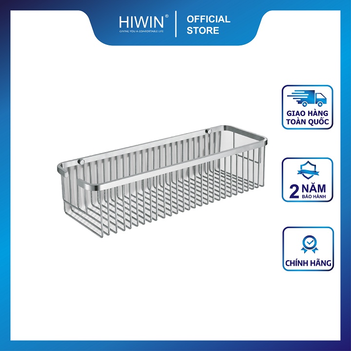 Kệ giỏ inox nhà tắm Inox 304 chống gỉ kích thước 375x125x88mm HIWIN Y-205