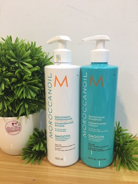 Dầu Gội Xả Cho Tóc Suôn Mượt Moroccanoil Smooth