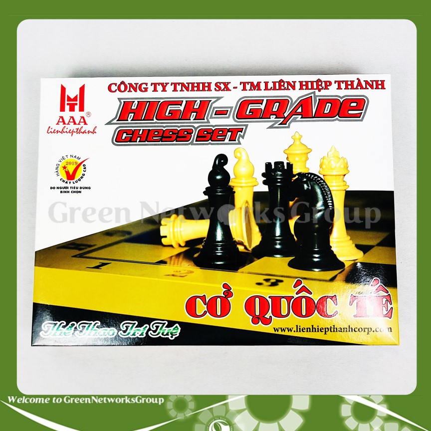 Bộ Cờ Vua Liên Hiệp Thành Tiêu Chuẩn Quốc Tế High Grade chess set Hàng Việt Nam Greennetworks