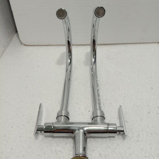 Vòi rửa chén chậu đôi inox cao cấp