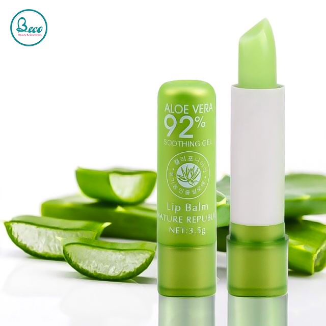 Son Dưỡng Lô Hội Aloe 92% Lip Balm Hàn Quốc [BECO - BC1331]