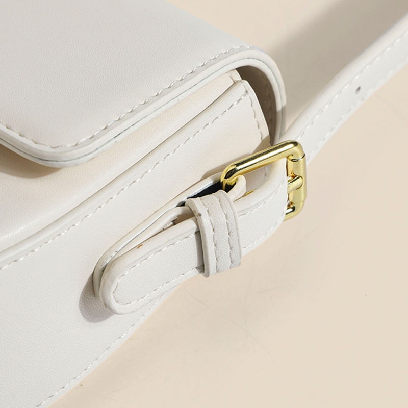 Túi đeo vai IELGY nắp lật hình bán nguyệt phong cách Hàn Quốc đơn giản thời trang cho nữ