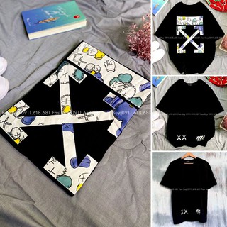 Hình thật áo thun tay lỡ unisex x gấu đen form rộng