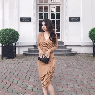 Váy cổ đổ (ảnh thật 100% ) nhận may theo mẫu số lương nhiều uy tín