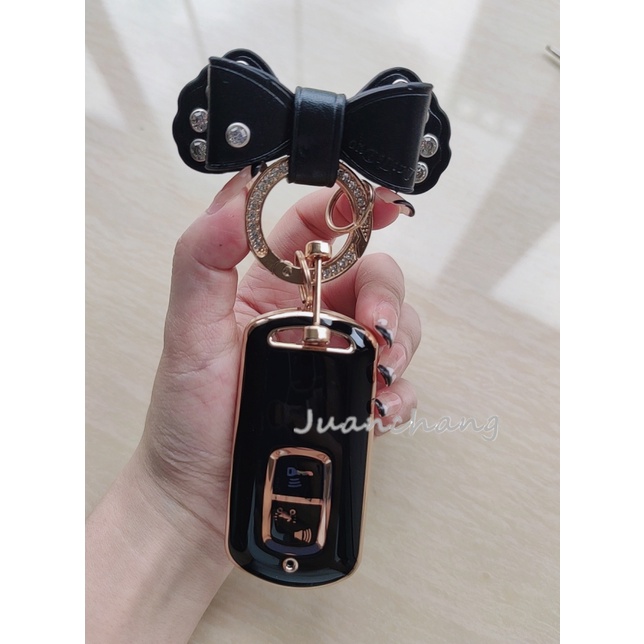 Vỏ Bọc Chìa Khóa 2 Nút Chuyên Dụng Cho Xe Máy Honda X-ADV Forza 125 300 PCX 150 150i Bao Da Thủ Công Bảo Vệ Chìa Khóa Cho Honda Air Blade 125, AB 150, Vario 150, Airblade 2020, Leady 2022