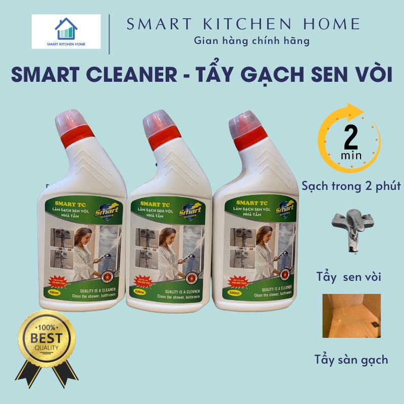 SMART TC CHAI 500ML (làm sạch sen vòi, nhà tắm) - Smart Kitchen Home
