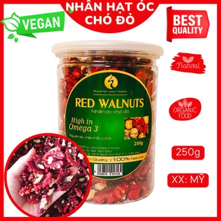 Hạt Óc Chó Đỏ đã tách vỏ Hũ 250g - nguyên liệu nhập khẩu Mỹ chính ngạch