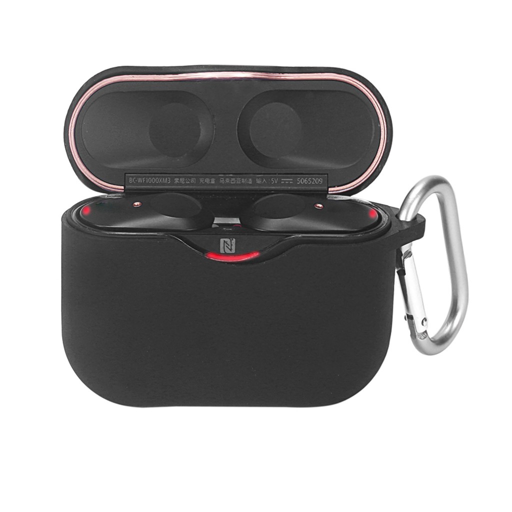 Soft Silicone Protective Cover Portable Anti-Shock Case for Sony WF-1000XM3 Bluetooth Headset