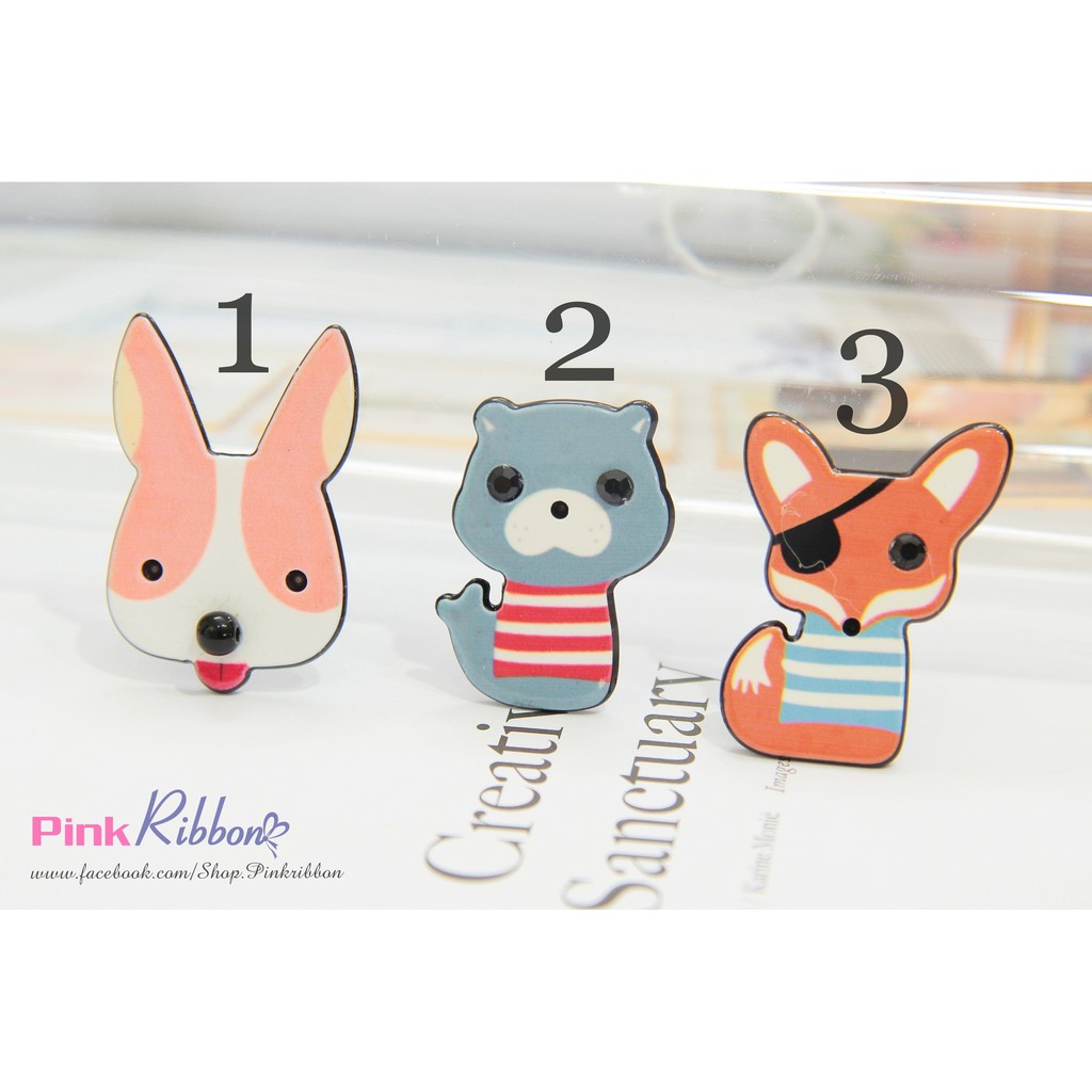 Thú nhựa trang trí- set 2c (7 mẫu)
