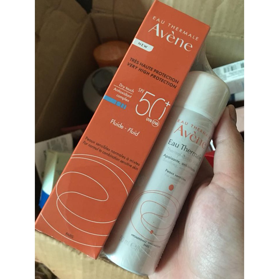 [Mã 153FMCGSALE1 giảm 10% đơn 250K] Kem chống nắng Avene SPF 50+ 50ml