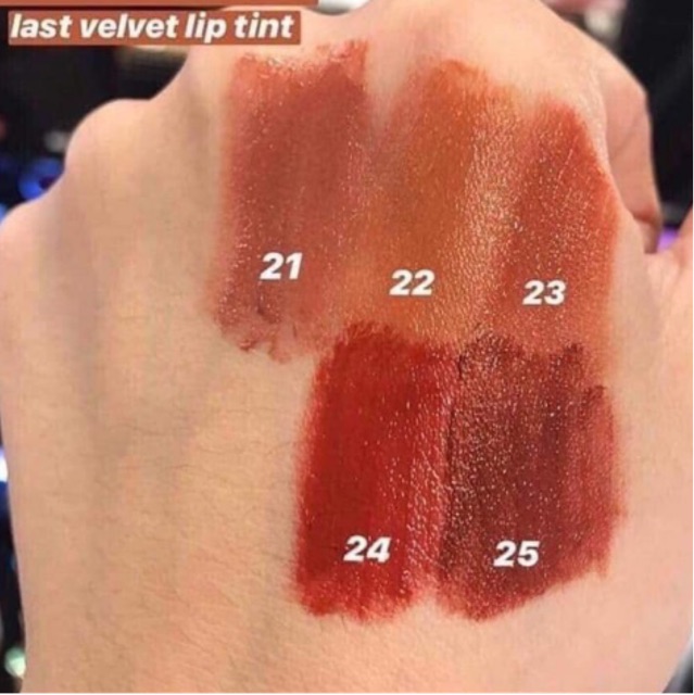 Son kem Last Velvet Lip Tint version 5