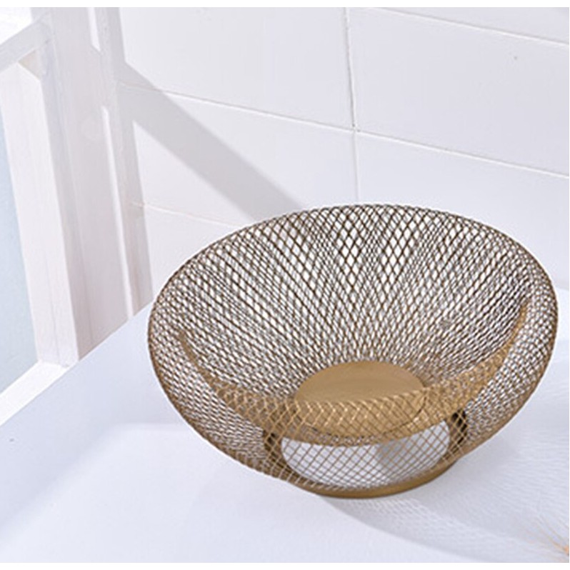 Tô đựng trái cây đẹp mắt FANCY GOLDEN FRUIT BASKET