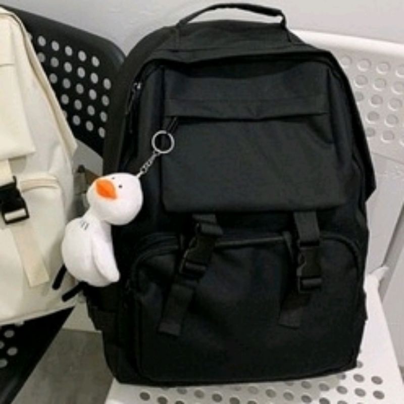 Balo đi học đi chơi,du lịch trơn - ngăn túi trong rộng rãi