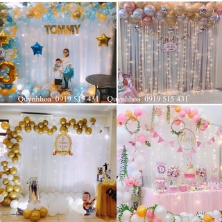 Vải Voan Lưới Trang Trí Sinh Nhật, Backdrop Đẹp