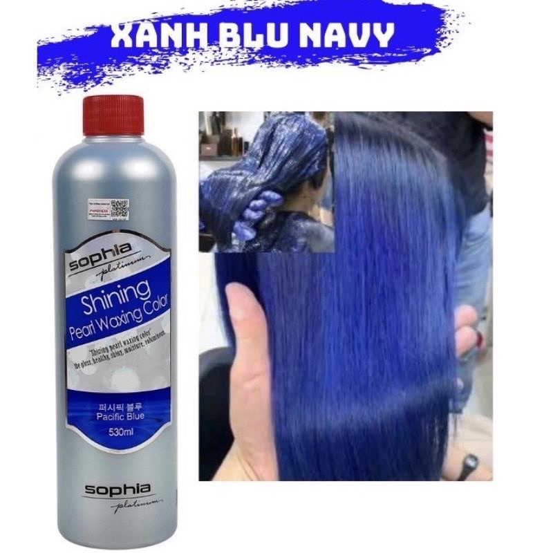 Màu nhuộm phủ mịn tóc hàn quốc XANH BLUE 530ml