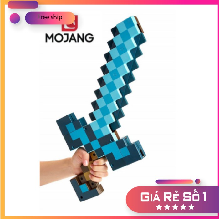 Kiếm Cúp biến hình kim cương Minecraft chính hãng Mojang