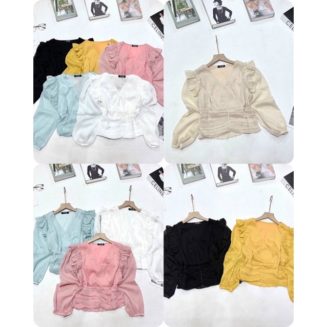 ÁO KIỂU THIẾT KẾ FORM NGẮN