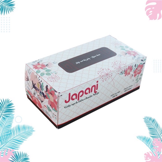 Hộp khăn giấy lụa cao cấp Japan (180 tờ)