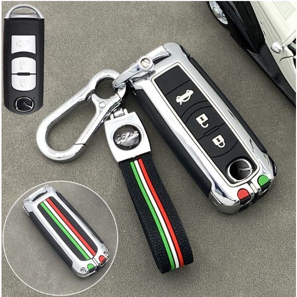 Ốp chìa khóa mazda, bọc chìa khóa mazda 3, mazda 6, mazda 2, mazda cx5, mazda cx8, chất liệu metal cao cấp