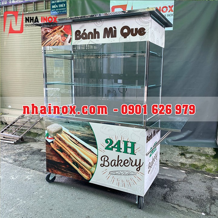 Xe bánh mì que 1m2x60x1m86