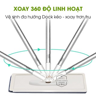 Cây lau nhà tự vắt thông minh kosko 4 in 1 bộ cây lau nhà 360 độ tiện ích nhỏ gọn hatn 1108