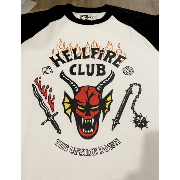 Áo thun Hell Fire Club phim Stranger Things oversize form rộng, chất liệu thoải mái thoáng mát