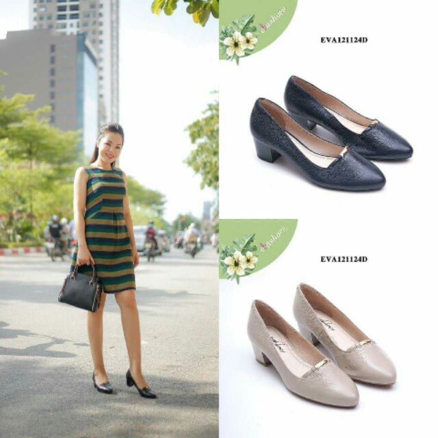 Giày da bò chính hãng evashoes