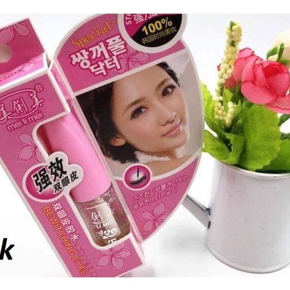 Keo dán mí nắp đen , nắp hồng  trong suốt không sợ lộ siêu dính chính hãng chuyên dùng cho mí mắt