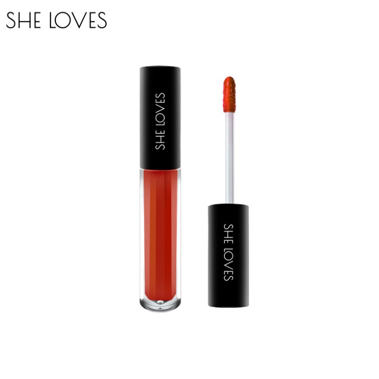 Son lì không thấm nước She Loves Charming Smile Matte Lip Gloss 7ml