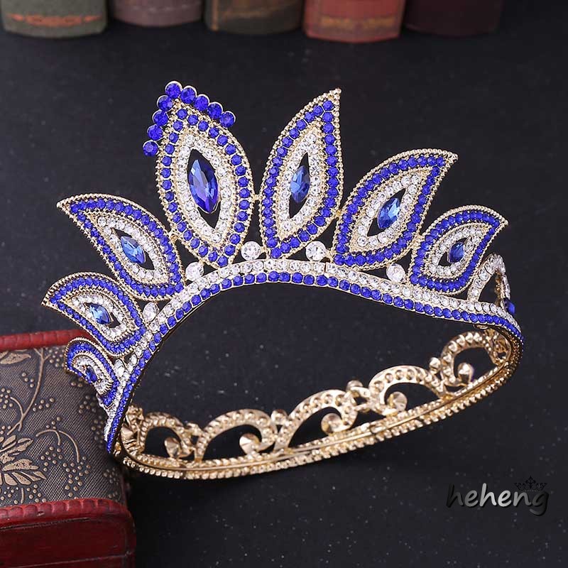 Vương Miện Đeo Đầu Đính Đá Phong Cách Âu Mỹ Cho Cô Dâu