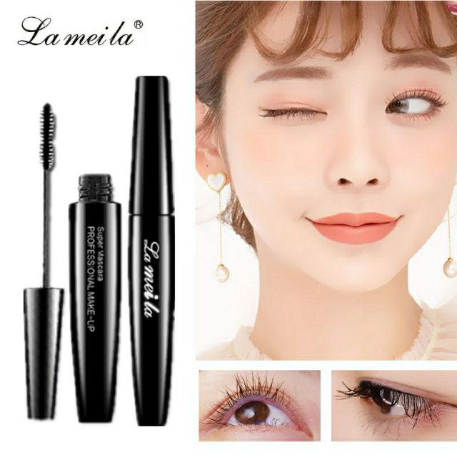 Mascara Lameila Professional vương miện,chuốt mi Lameila LML 3D không lem,không trôi,siêu mảnh làm dày và dài mi