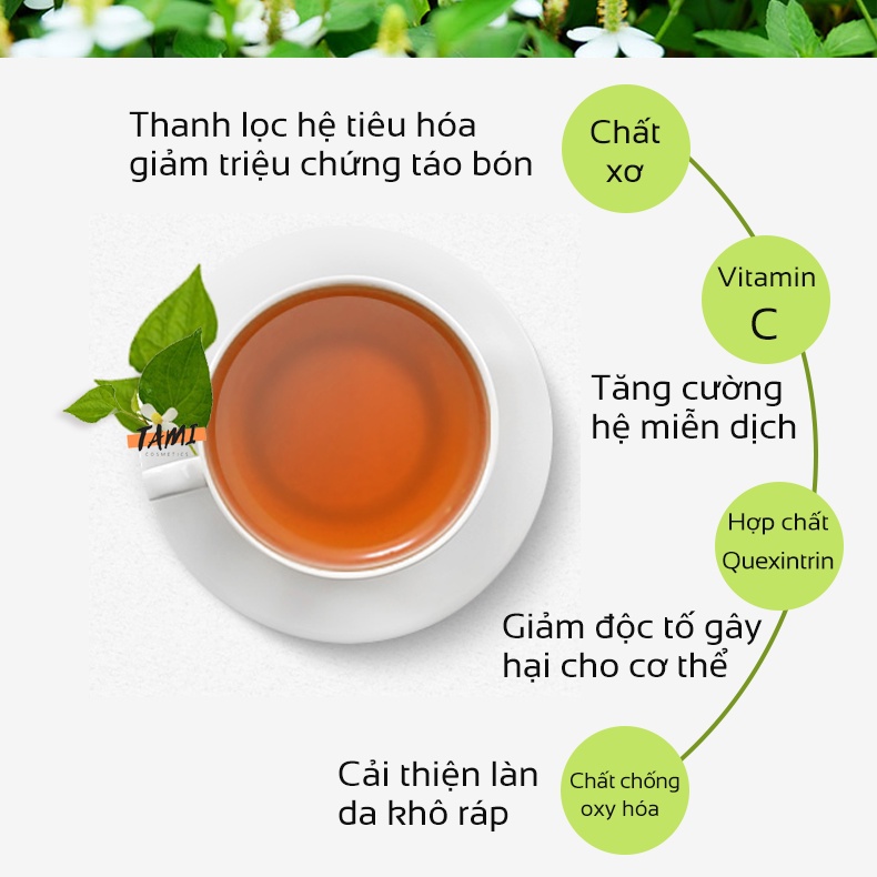 Trà diếp cá Orihiro Nhật Bản thanh nhiệt, giải độc, giảm táo bón, mụn nhọt và làm đẹp da gói 60 túi lọc TM-OR-DC01