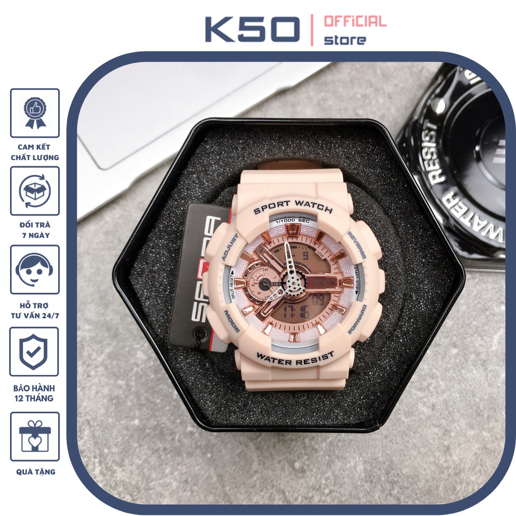 Đồng hồ Nam Nữ unisex Sanda 299 full box chính hãng
