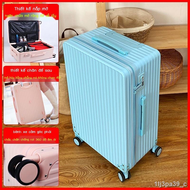Vali kéo du lịch,khung nhôm nhựa dẻo ABS, chống va đập, khóa số an toàn Bảo Hành 5 Năm（Bên trong có lớp lót）