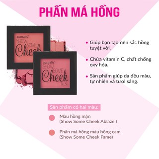 Phấn Má Hồng Mịn Lì Australis Show Some Cheek Blush