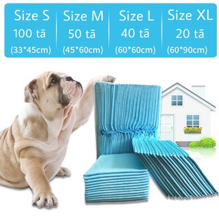 Tấm lót chuồng/Tã lót vệ sinh cho thú cưng - Phụ kiện thú cưng 4 size