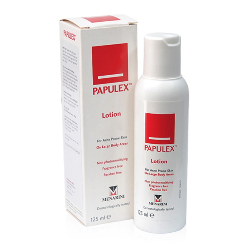 [TEM CTY] PAPULEX Lotion On Large Body Areas 125 mL - Sữa Dưỡng Da Papulex Ngăn Ngừa &amp; Giảm Mụn Cho Cơ Thể 125ml