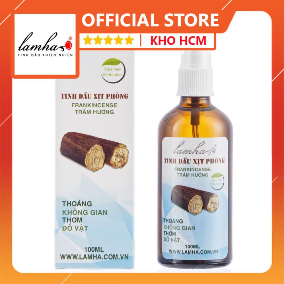 Tinh dầu xịt phòng Trầm Hương LAMHA 100ml