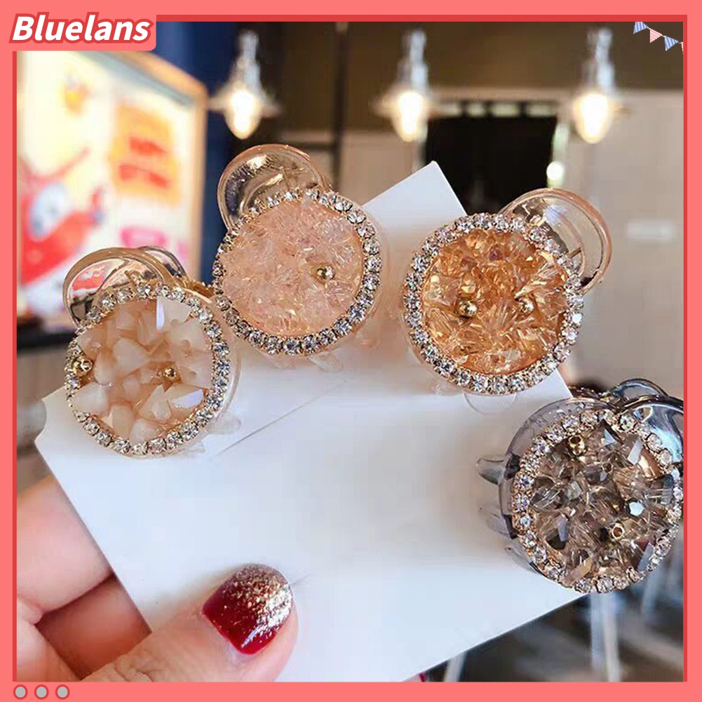 Kẹp Tóc Đính Đá Kiểu Dáng Xinh Xắn Cho Nữ