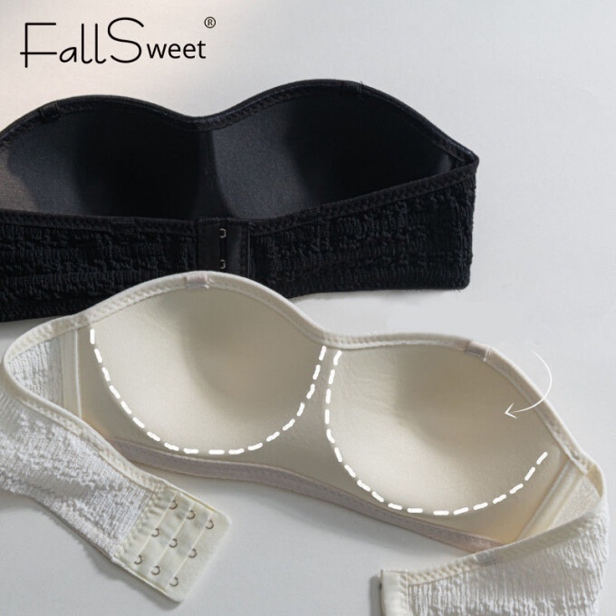 FallSweet 32-38 Áo Ngực Không Dây Đệm Mỏng Nâng Ngực Tàng Hình Quyến Rũ Cho Nữ