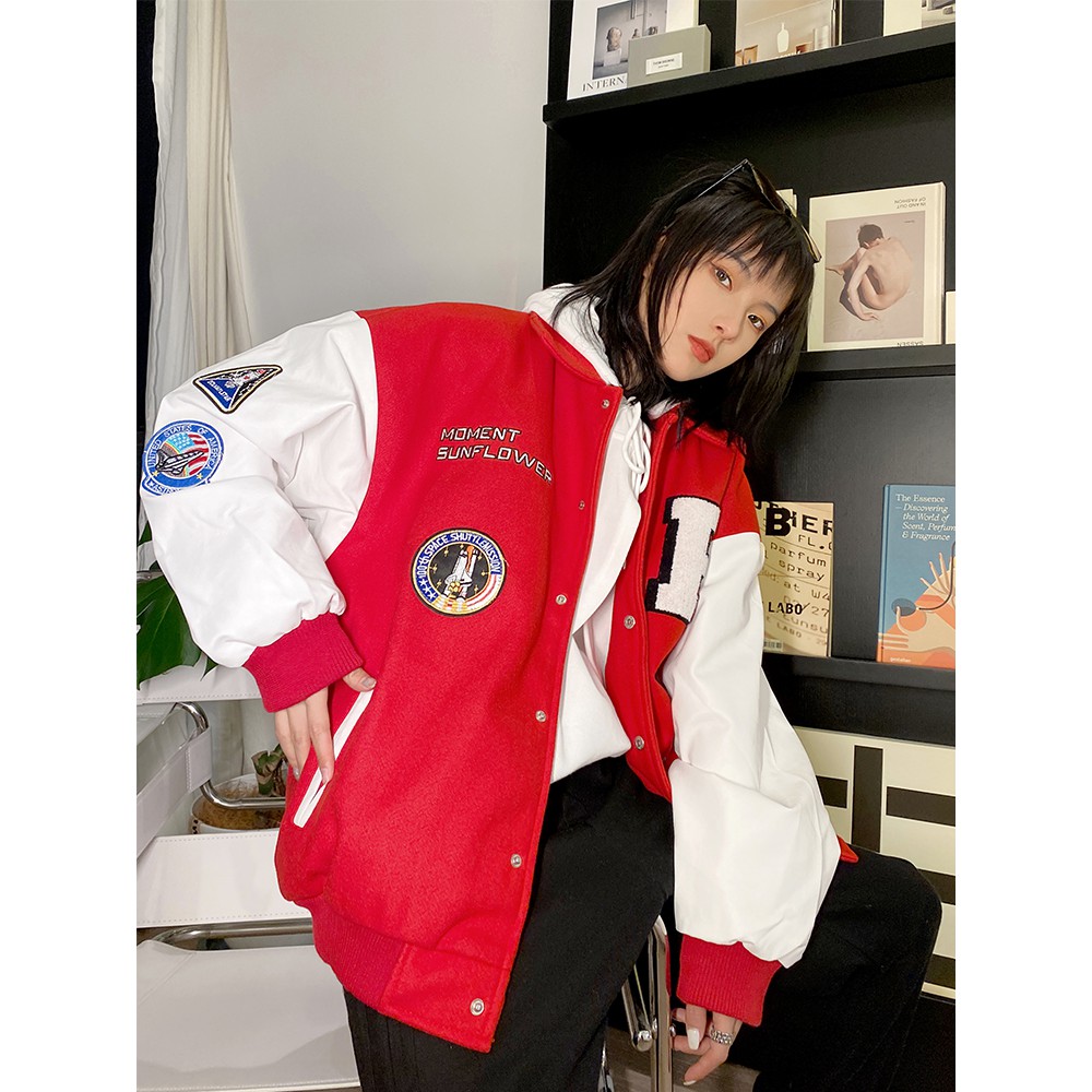 🔥🔥Áo khoác Bomber,Varsity Jacket chất liệu cao cấp 3 màu