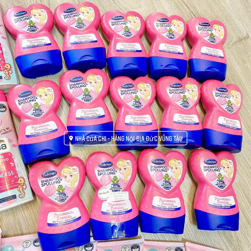 Dầu gội xả BUBCHEN hồng siêu thơm cho bé gái- hàng Đức