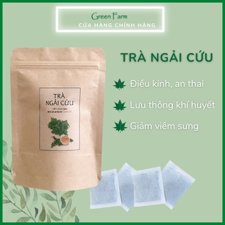 Trà Ngải Cứu Green Farm trà từ cây ngải cứu, cỏ ngọt vị ngon ngọt dễ uống thần dược phái đẹp