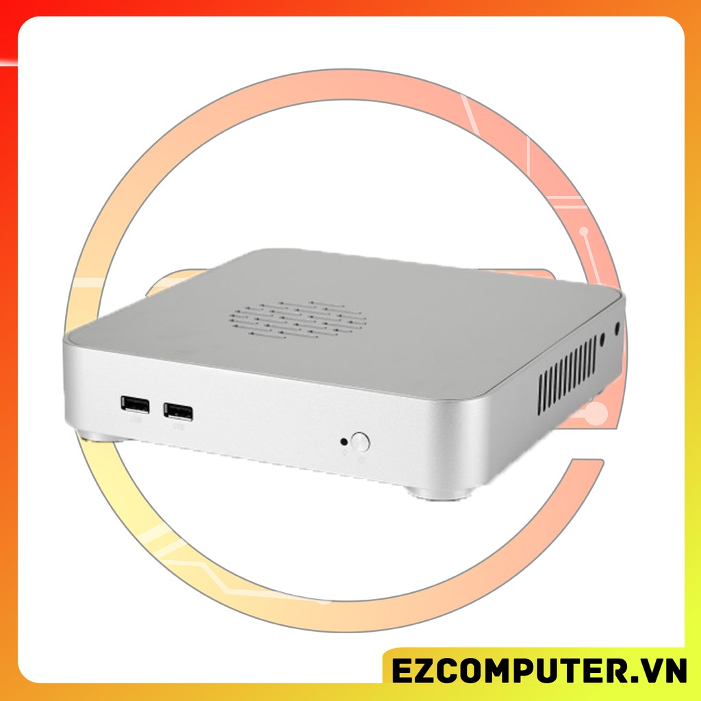 Vỏ Case HTPC LDCX L37 ITX - Hỗ trợ main Thin ITX - Màu Bạc/Hồng