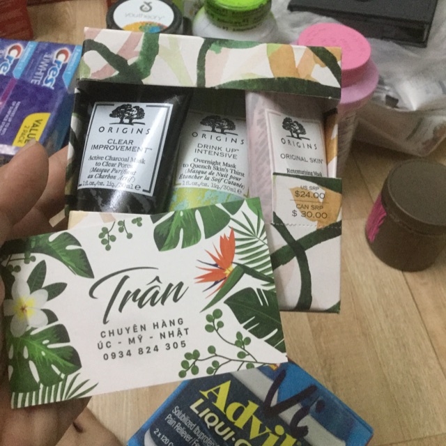 Set mặt nạ origins Mỹ