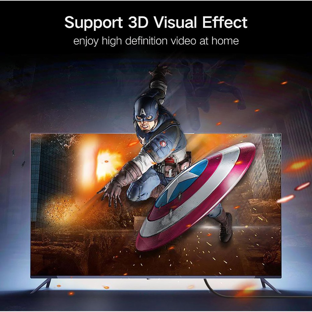 Cáp HDMI Tròn Dài 20M Ugreen 10112 Chính Hãng