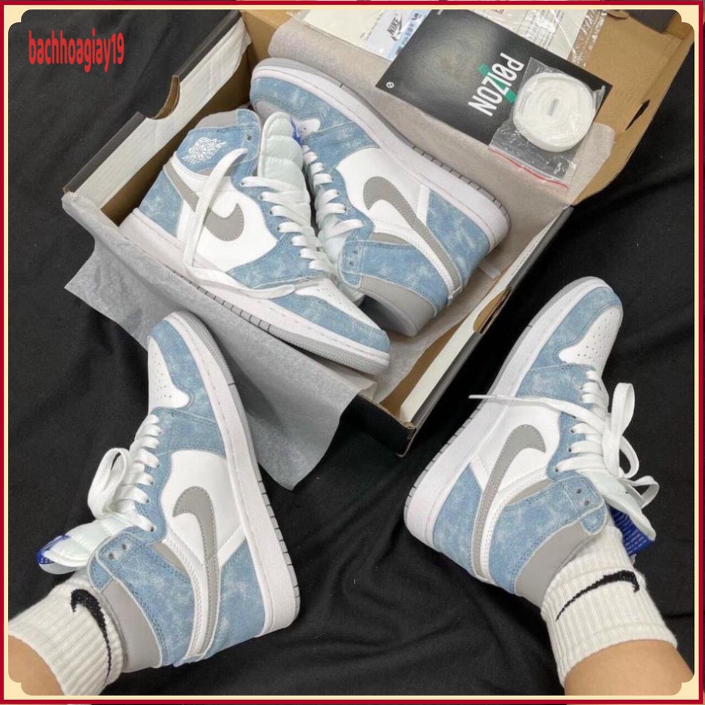 (bachhoa)[Full box] Giày Sneaker Hyper Royal Cao Cổ - Giầy Thể Thao Nam Nữ JD hyper royal xanh nỉ cao cổ mới