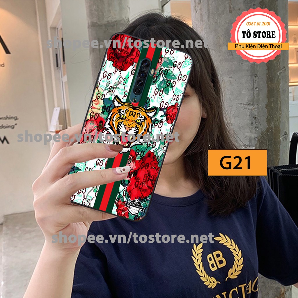 Ốp lưng Oppo Reno / Oppo Reno 2 / Oppo Reno 2F in hình GC/LV/DIOR cao cấp, chất lượng
