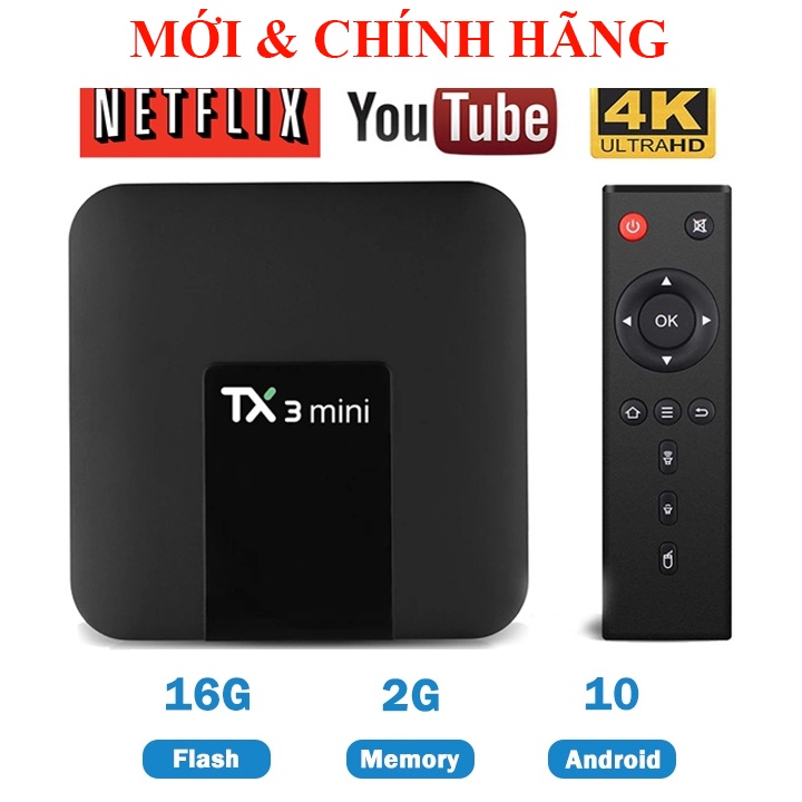 Tivi box TX3 Mini , MXQ Pro 16GB+2GB